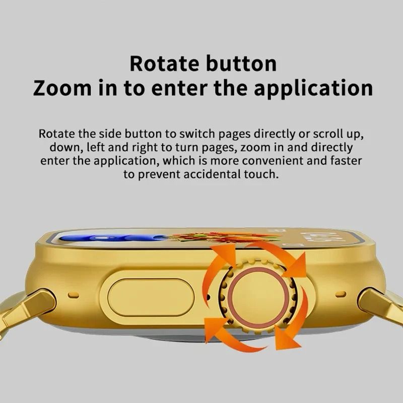 ESTYLO ™ Ultra 24k Golden Smart Watch
